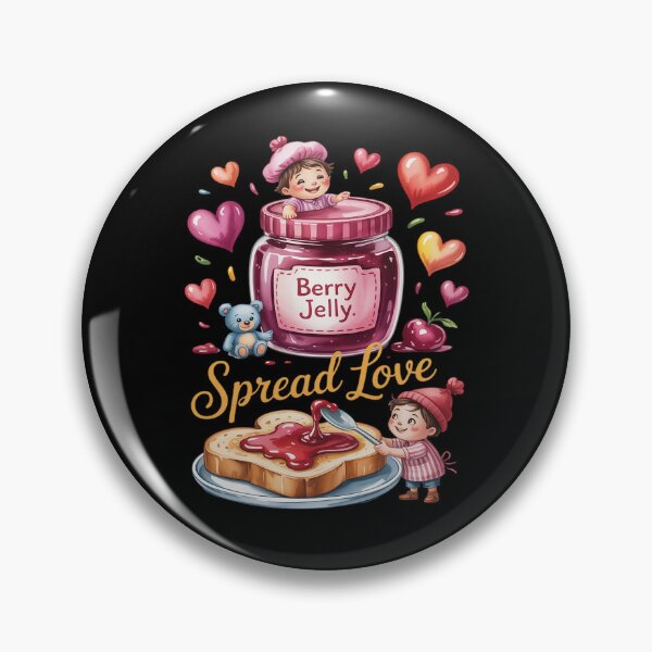 Item preview, Strawberry Shortcake Spread Love Valentine’s Day Jelly Toast designed and sold by FndPardaL.