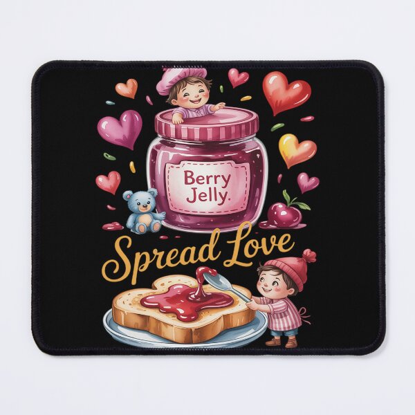 Item preview, Strawberry Shortcake Spread Love Valentine’s Day Jelly Toast designed and sold by FndPardaL.