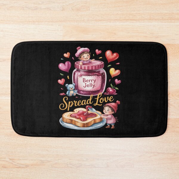 Item preview, Strawberry Shortcake Spread Love Valentine’s Day Jelly Toast designed and sold by FndPardaL.