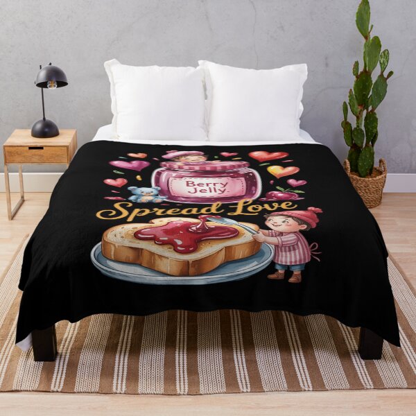 Item preview, Strawberry Shortcake Spread Love Valentine’s Day Jelly Toast designed and sold by FndPardaL.