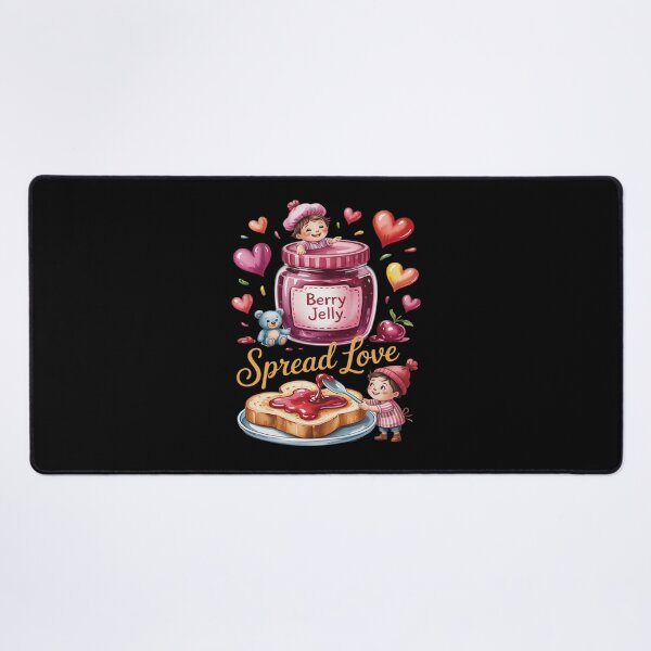 Item preview, Strawberry Shortcake Spread Love Valentine’s Day Jelly Toast designed and sold by FndPardaL.