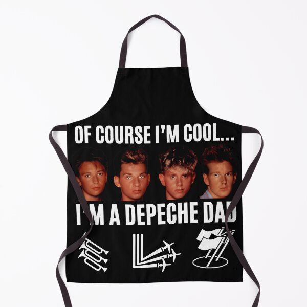 Item preview, Depeche Mode Cool Dad Retro Edit – Vintage Synth Style Character Artwork designed and sold by markelhovardt.