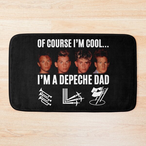 Item preview, Depeche Mode Cool Dad Retro Edit – Vintage Synth Style Character Artwork designed and sold by markelhovardt.