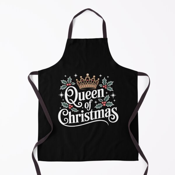 Item preview, Queen of Christmas - Holiday Crown and Holly T-Shirt designed and sold by FestivityFinds.