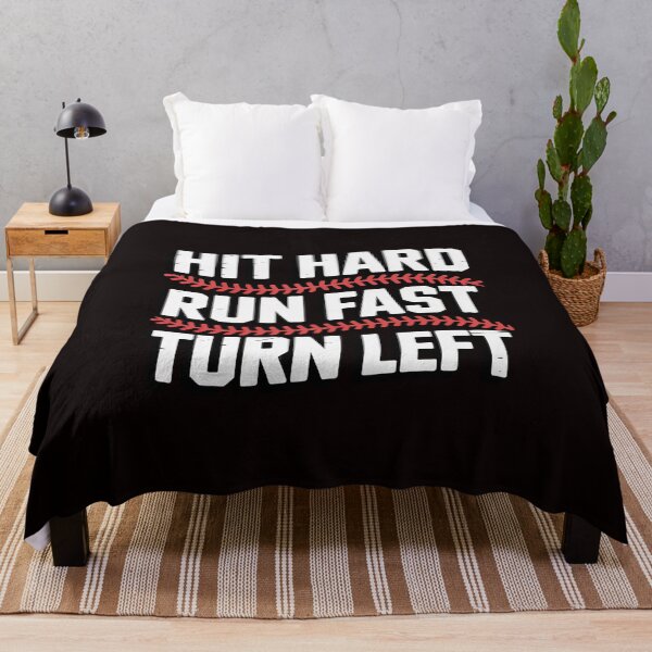 Item preview, Baseball Hit Hard Run Fast Turn Left Men Boys Kid Teen Youth designed and sold by RopboxRone.