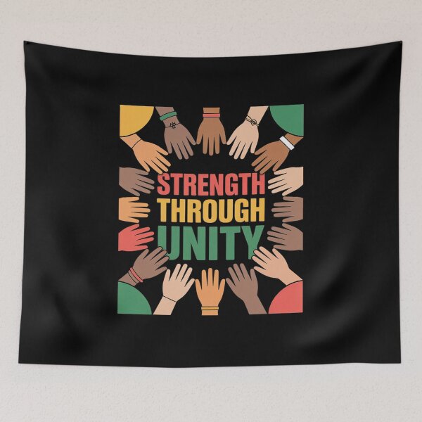 Item preview, Strength Through Unity Diverse Hands Equality designed and sold by JaskconLIfe23.