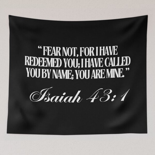 Item preview, “ Fear not, for I have redeemed you; I have called you by name; you are Mine. ” Isaiah 43:1 designed and sold by successmom.