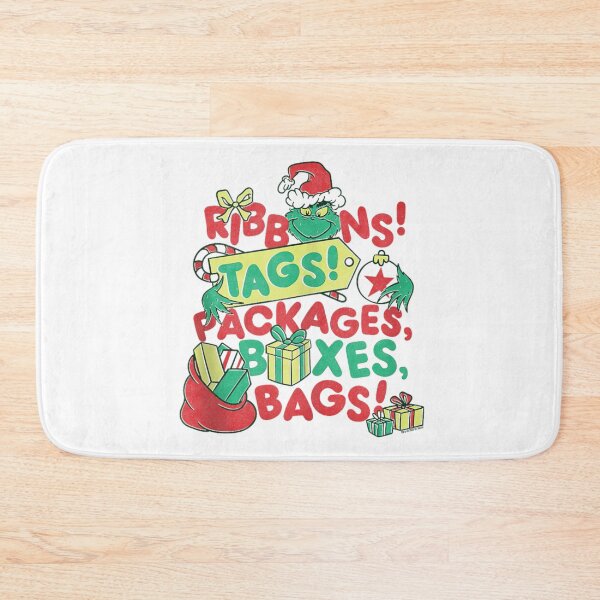 Item preview, Grinch Ribbons and Tags Officially Licensed designed and sold by RannaHile.