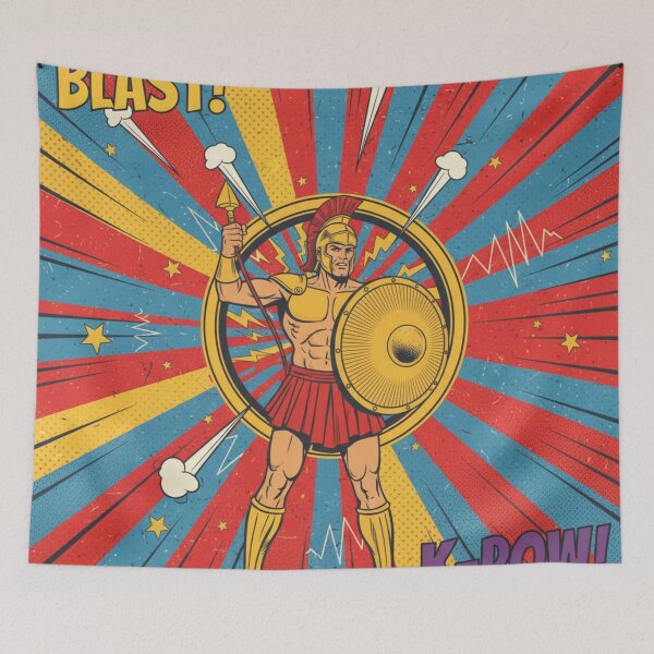 Item preview, Gladiator POW! - Gladiatorial Graffiti designed and sold by CleverCulture.