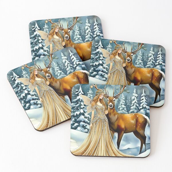 Item preview, Winter Court: Yuletide Stag Companion designed and sold by FaerieFusion.