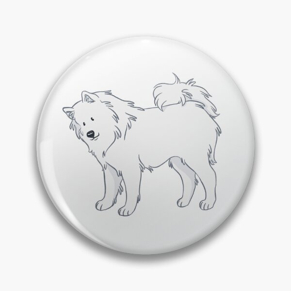 Item preview, Samoyed Dog Illustration designed and sold by scribblesnsnuff.