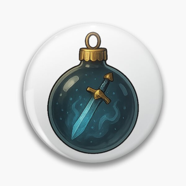 Item preview, Enchanted Blade Ornament – Mystic Winter Edition designed and sold by AlcheArtsStudio.