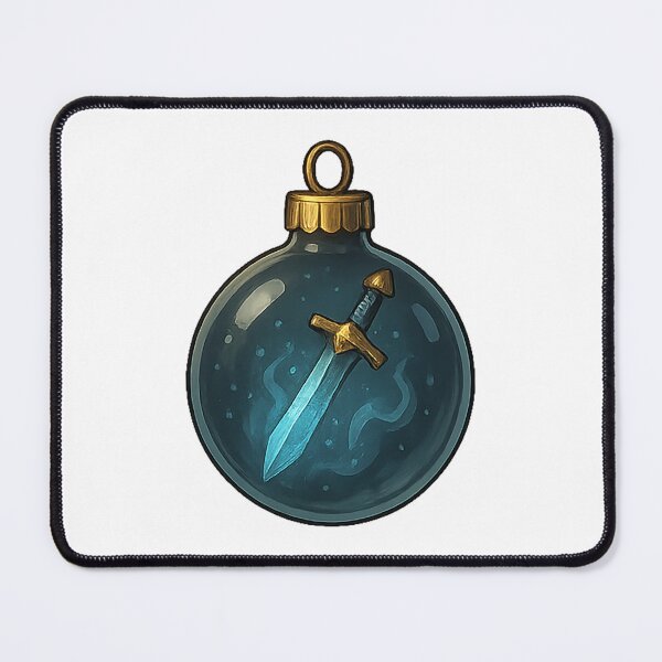 Item preview, Enchanted Blade Ornament – Mystic Winter Edition designed and sold by AlcheArtsStudio.