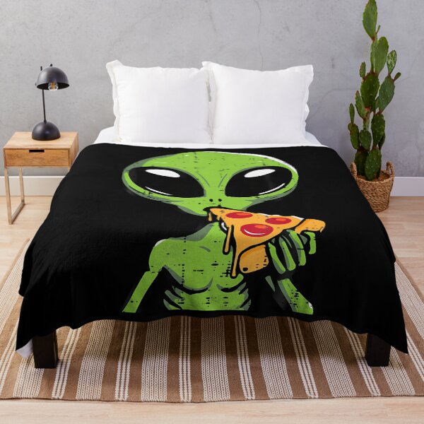 Item preview, Alien Eating Pizza Funny Ufo Snack Food Men Boys Kids Women designed and sold by DeborahCarolyn.