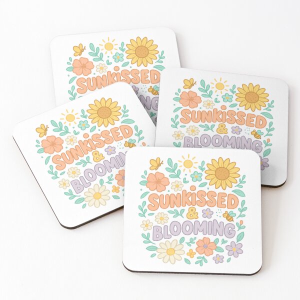 Item preview, Sunkissed and Blooming – Pastel Floral Sunshine Design with Cute Spring Vibes designed and sold by inkoutninja.