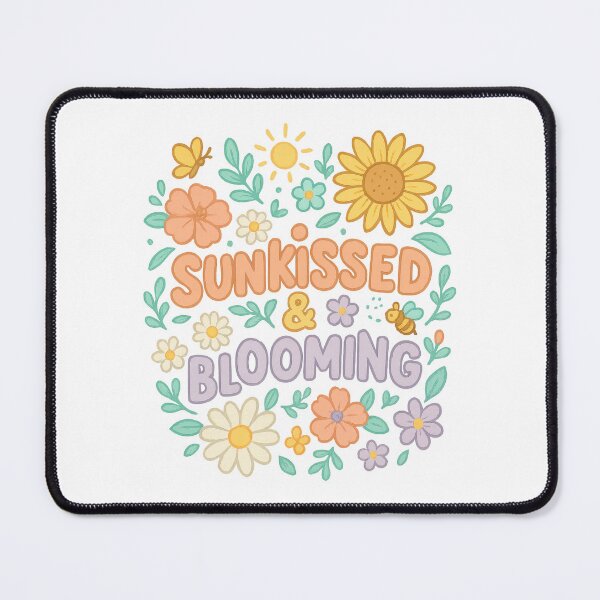 Item preview, Sunkissed and Blooming – Pastel Floral Sunshine Design with Cute Spring Vibes designed and sold by inkoutninja.