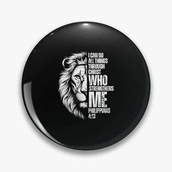 Item preview, Christian Verse Lion Philippians 413 I Can Do All Things designed and sold by CeliaApril.