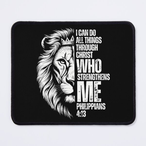 Item preview, Christian Verse Lion Philippians 413 I Can Do All Things designed and sold by CeliaApril.