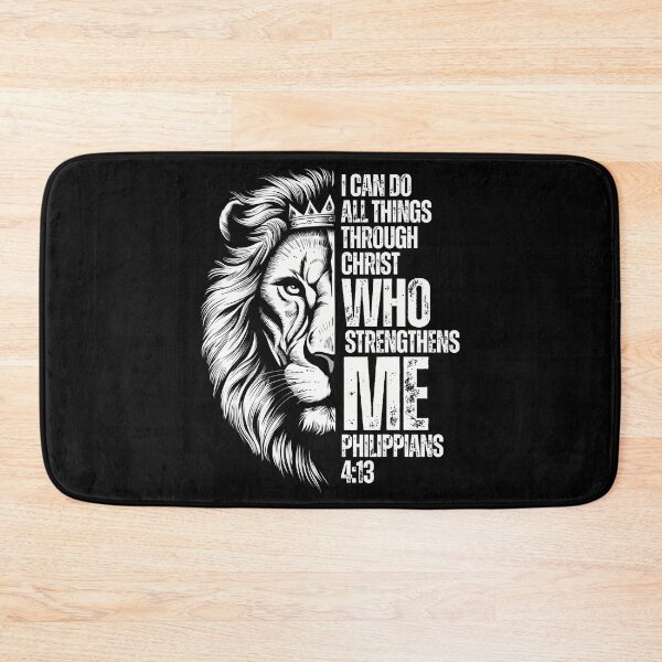 Item preview, Christian Verse Lion Philippians 413 I Can Do All Things designed and sold by CeliaApril.