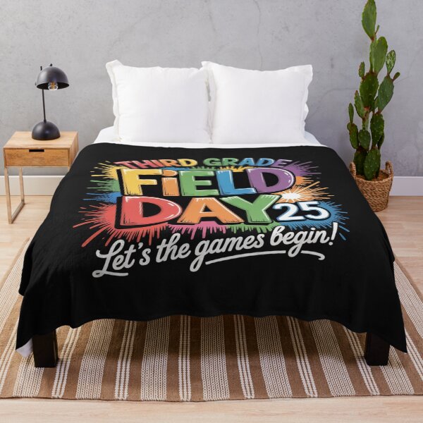 Item preview, Let The Games Begin Third Grade Field Day 2025 Teacher Kid designed and sold by TAYLOROUSDALE.