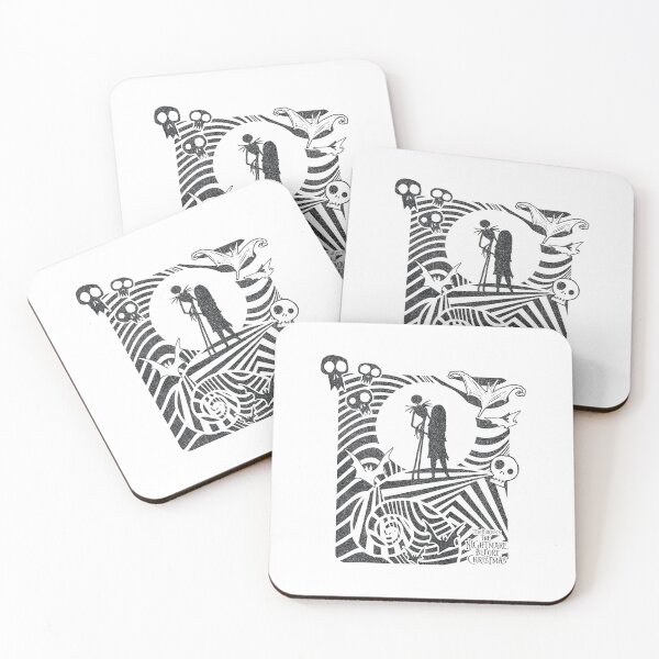 Item preview, Nightmare Before Christmas Jack And Sally Silhouettes  designed and sold by Yareli Jonathon.