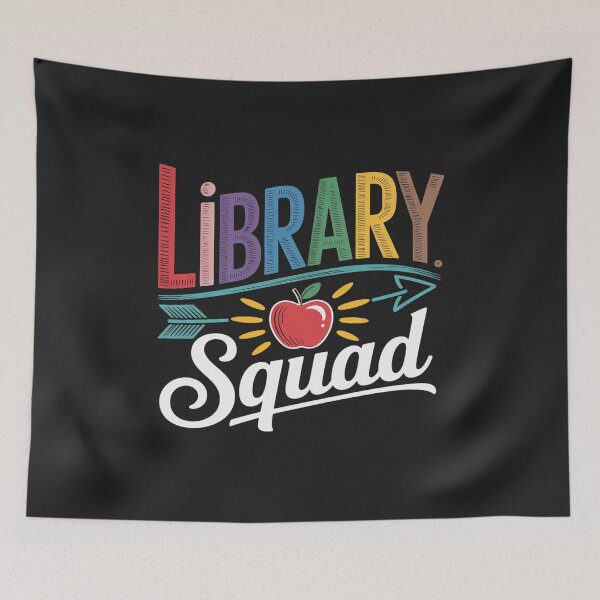 Item preview, Library Squad Library Teacher Student Team Back To School designed and sold by TAYLOROUSDALE.