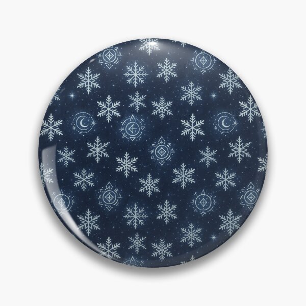 Item preview, Arcane Snowflake Seamless Pattern – Winter Magic Design designed and sold by AlcheArtsStudio.