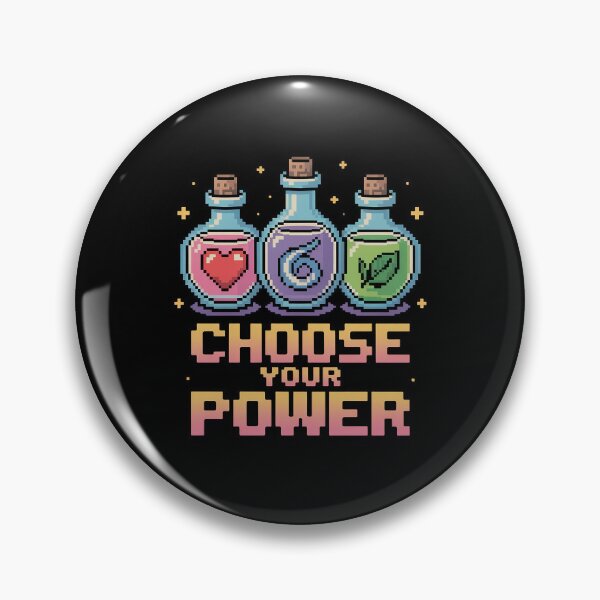 Item preview, Choose Your Power | Retro Potion RPG Item Magic Gamer Gift Design | Pixel Adventure Quest designed and sold by pixelpopplanet.