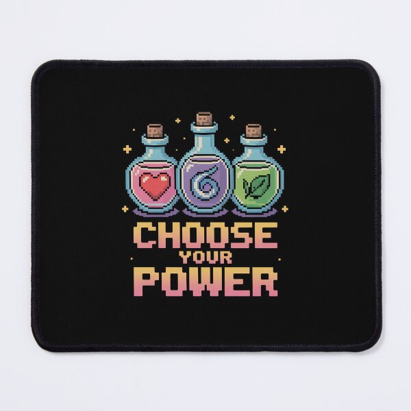 Item preview, Choose Your Power | Retro Potion RPG Item Magic Gamer Gift Design | Pixel Adventure Quest designed and sold by pixelpopplanet.