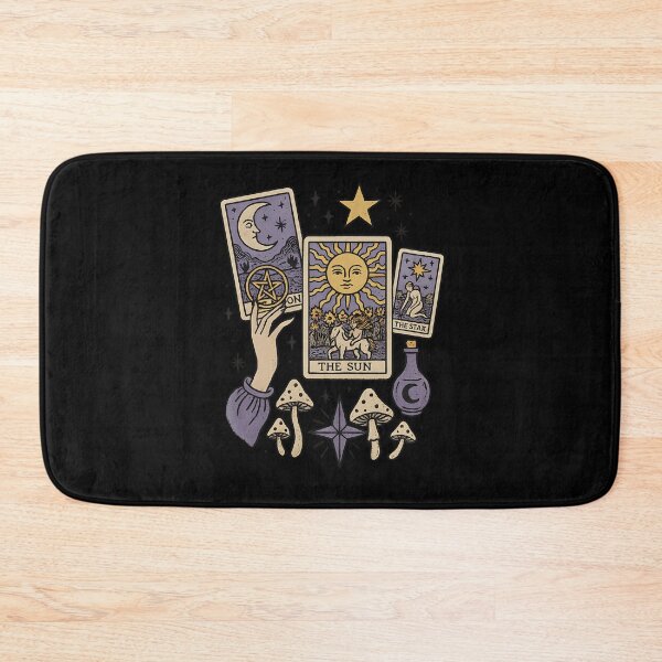 Item preview, A thoughtful black cat in a witch hat reading by candlelight, mixing dark academia with cozy cottage witch vibes. designed and sold by ShellyBandy.