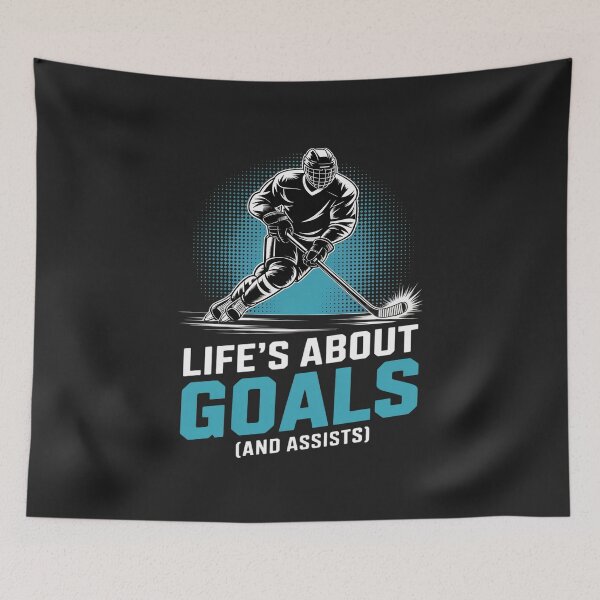 Item preview, Life´s About Goals Hockey Player Ice Hockey Youth Kids Boys designed and sold by TAYLOROUSDALE.