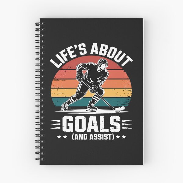 Item preview, Life's About Goals Hockey Player Ice Hockey Youth Kids Boys designed and sold by TAYLOROUSDALE.