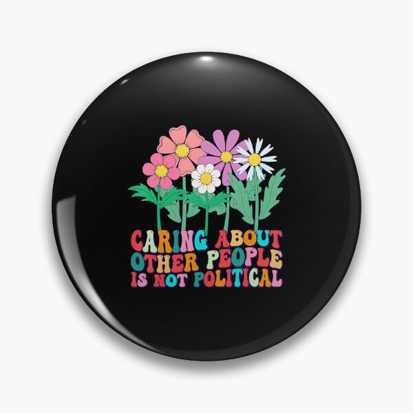 Item preview, Groovy Vintage Caring About Other People Is Not Political designed and sold by BrandyMartha.