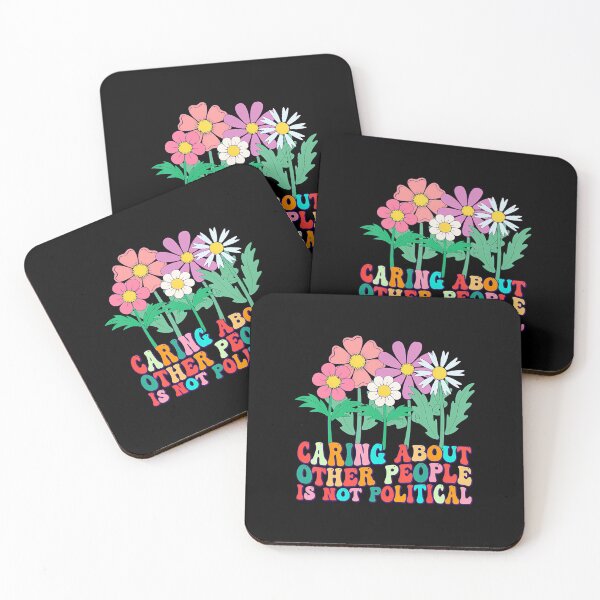 Item preview, Groovy Vintage Caring About Other People Is Not Political designed and sold by BrandyMartha.