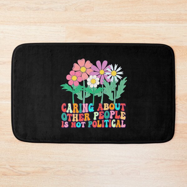 Item preview, Groovy Vintage Caring About Other People Is Not Political designed and sold by BrandyMartha.