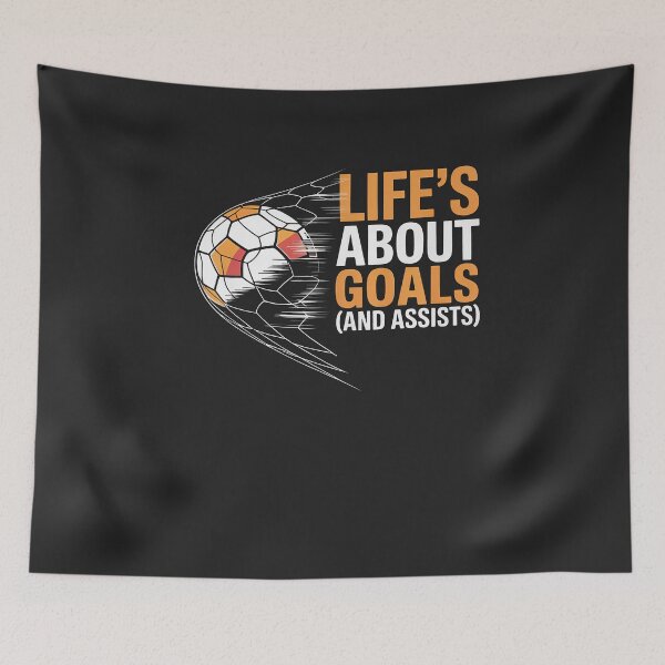 Item preview, Life's About Goals Soccer Apparel Gear Youth Kids Soccer designed and sold by TAYLOROUSDALE.