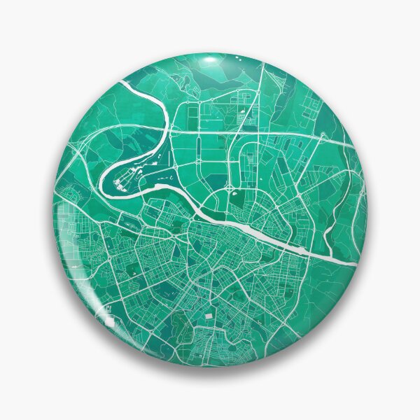 Item preview, Zaragoza City Map of Spain - Watercolor designed and sold by deMAP.