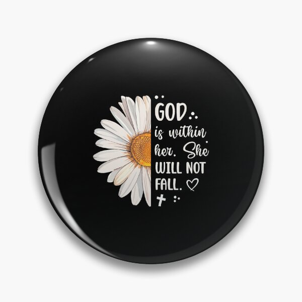 Item preview, God Is Within Her Psalm 465 Bible Verse Christian Woman designed and sold by AlbertaDana.