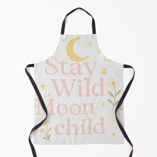 Item preview, Stay Wild Moonchild – Celestial Cottagecore Hoodie designed and sold by PinkWitchCo.