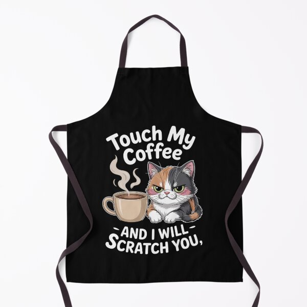 Item preview, Cute Angry Cat Coffee Monday Caffeine Long designed and sold by RayArmstrong.
