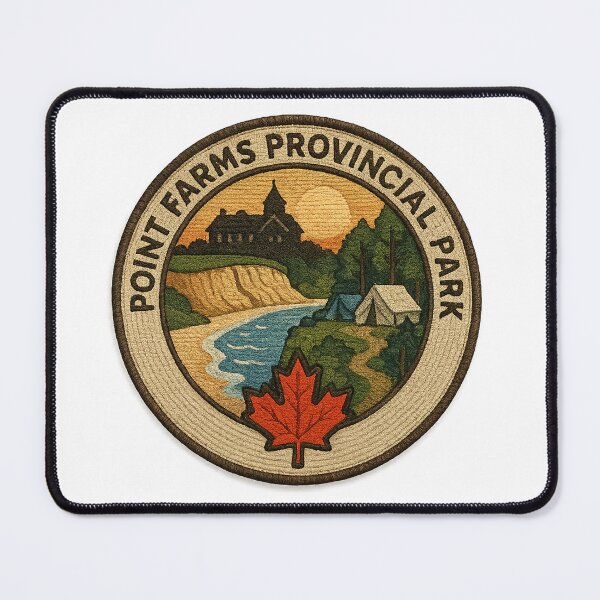 Item preview, Point Farms Provincial Park patch designed and sold by CompassLake.