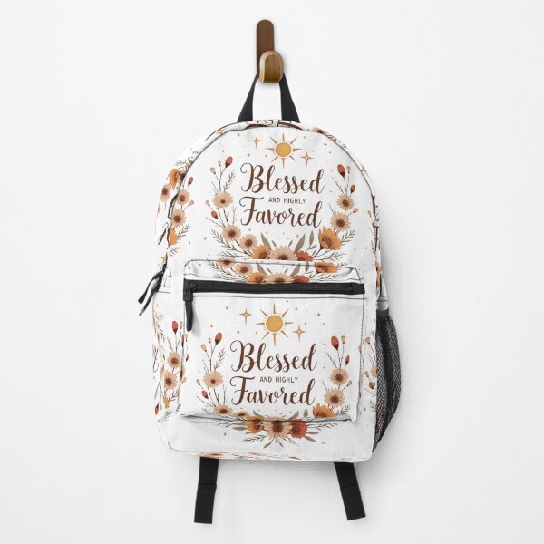 Item preview, Blessed and Highly Favored | Vintage Boho Blessing Art for Faith-Filled Special Occasions designed and sold by ebocraft.