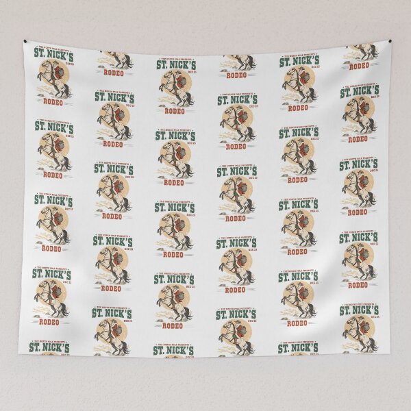 Item preview, Vintage Western Cowboy Santa Christmas Rodeo Shirt designed and sold by FestivityFinds.