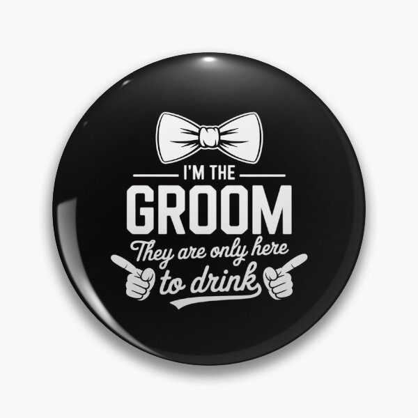 Item preview, The Groom Bachelor Supplies Party Wedding designed and sold by Silicula.