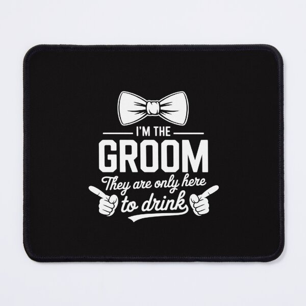 Item preview, The Groom Bachelor Supplies Party Wedding designed and sold by Silicula.