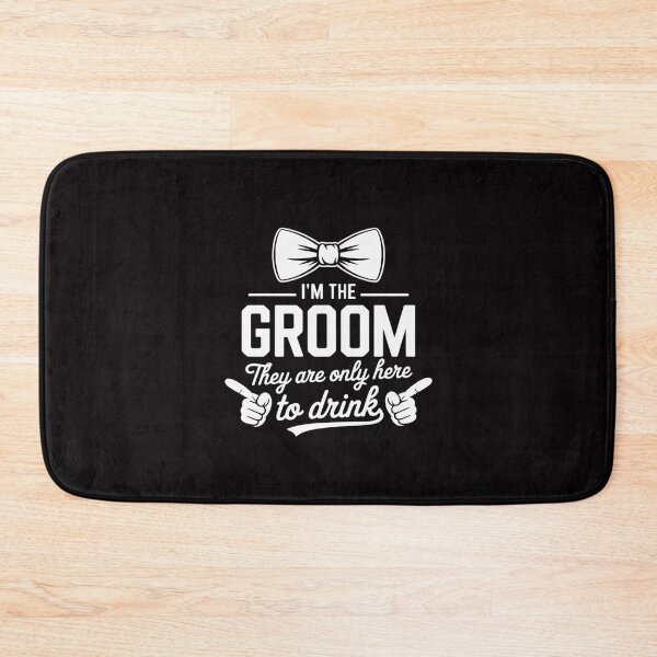 Item preview, The Groom Bachelor Supplies Party Wedding designed and sold by Silicula.