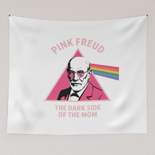 Item preview, Funny Psychology Freud Pink dark side of the mom freudian  designed and sold by RayArmstrong.