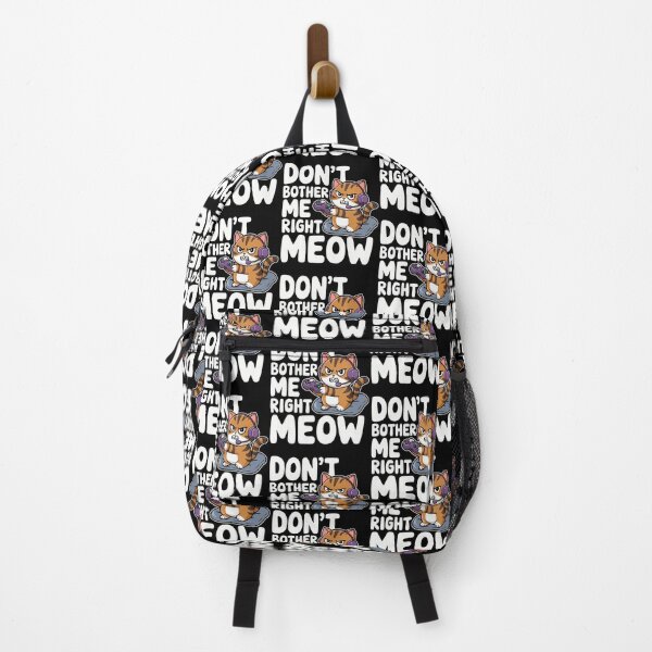 Item preview, Funny Cat Gamer Dont Bother Me Right Meow Video Games Lover designed and sold by DoraBlanche.