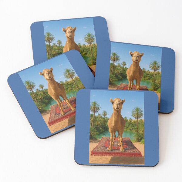 Item preview, Camel Takes Magic Carpet Ride to Oasis designed and sold by Tridentulus.