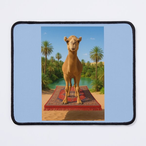Item preview, Camel Takes Magic Carpet Ride to Oasis designed and sold by Tridentulus.